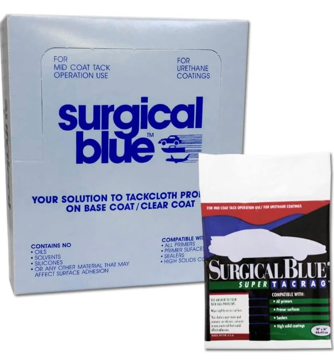 Crystal Tack Cloth Crystal Regular Tack Cloths - 24/20 Mesh 18x36 Inch Professional Grade Cleaning Cloths (12 Per Box) Professional Tack Cloths 24/20 Mesh - Foto 8