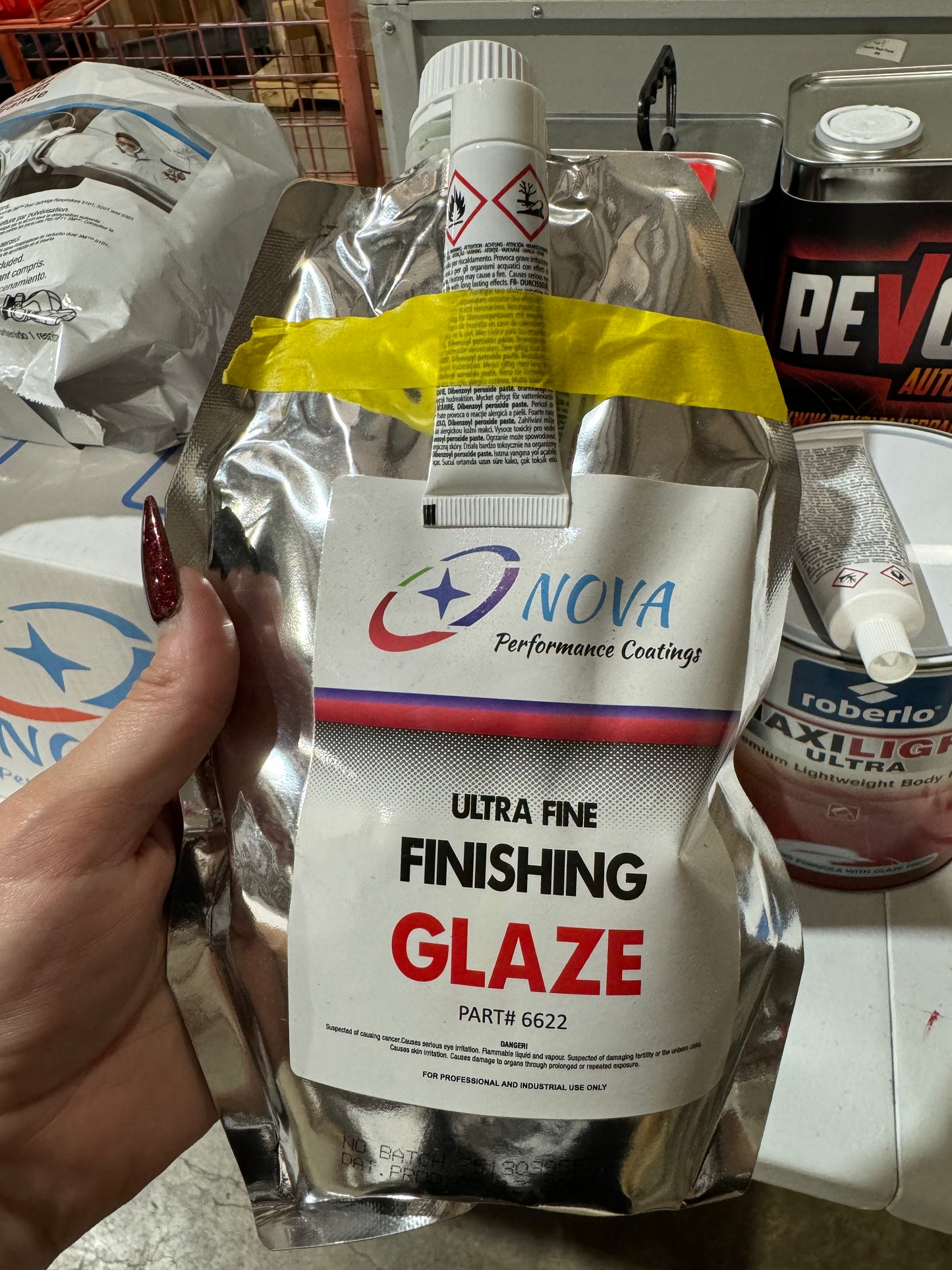 Ultra Fine Finishing Glaze, self leveling