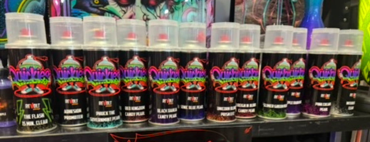 Quickies Spray Cans