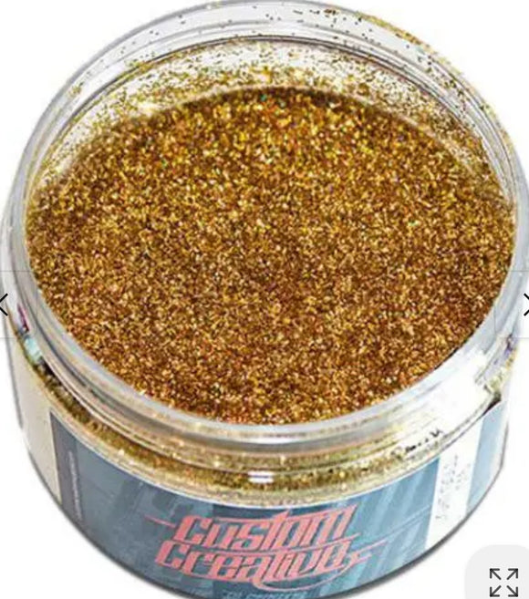 CUSTOM CREATIVE FLAKES 40Z MULTI COLORS & SIZES