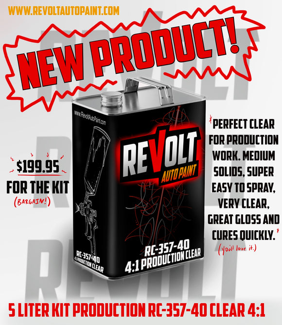 RC-357-40 4:1 PRODUCTION CLEAR (5 LITER KIT)
