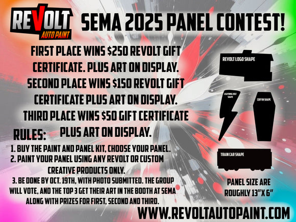 SEMA BOOTH 2025 CONTEST PANELS