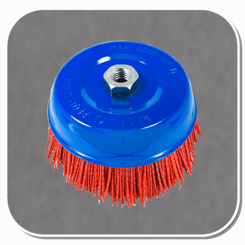 AES-51886 6in NYLON CUP BRUSH "THE BED LINER BRUSH"