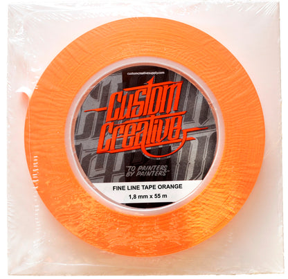 Fine Line Orange Tape 1/4 1/8 1/16 Custom Creative