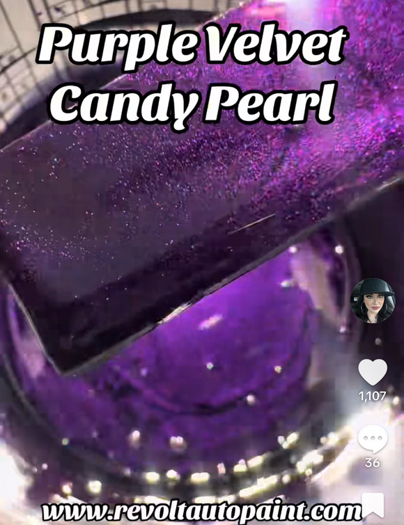 PURPLE VELVET CANDY PEARL REVOLUTIONARY COLORS