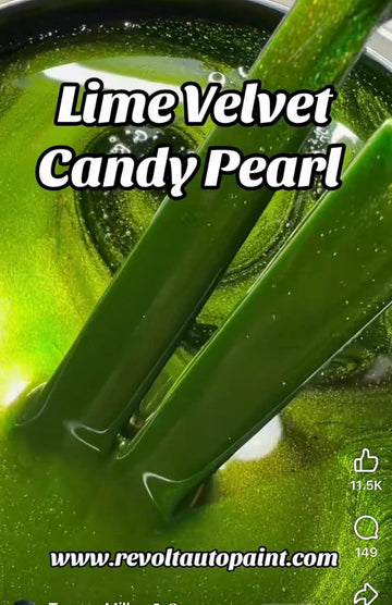 LIME 🍋‍🟩 VELVET CANDY PEARL REVOLUTIONARY COLORS