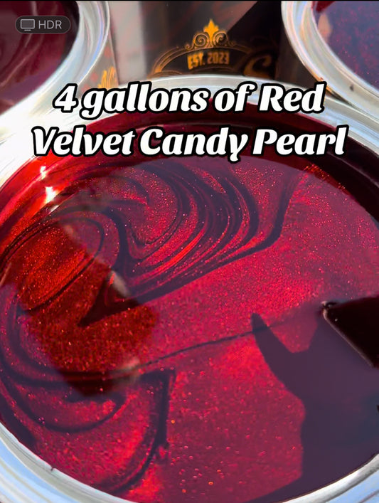 RED VELVET CANDY PEARL REVOLUTIONARY COLORS