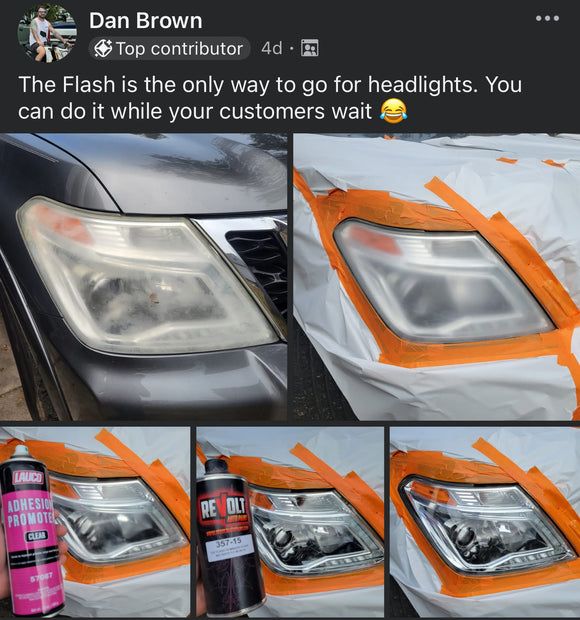 RC-357-15 THE FLASH 15 Minute Cured clear MIX 1:1