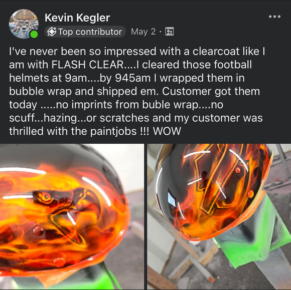 RC-357-15 THE FLASH 15 Minute Cured clear MIX 1:1