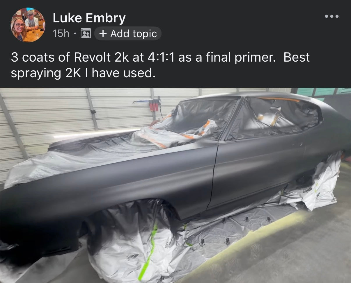 RP-223 SERIES REVOLT DTM 4:1 ACRYLIC URETHANE PRIMER/SEALER 4 COLORS