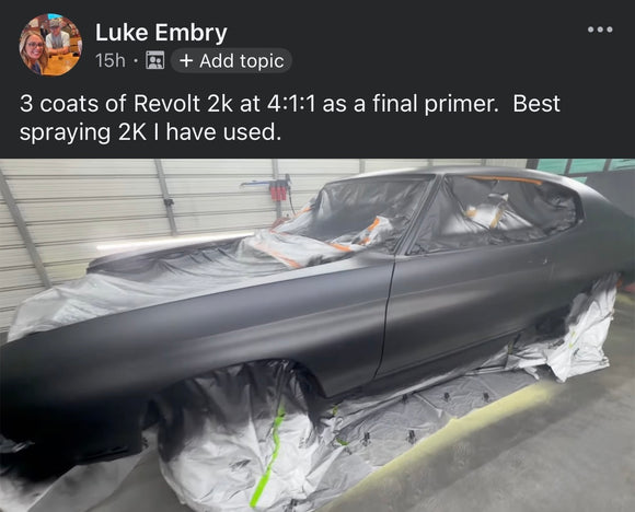RP-223 SERIES REVOLT DTM 4:1 ACRYLIC URETHANE PRIMER/SEALER 4 COLORS