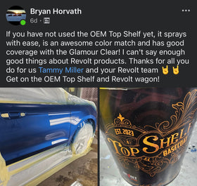 REVOLT'S TOP SHELF INFINITE COLORS LINE OEM COLORS (8OZ-GALLONS) - 0