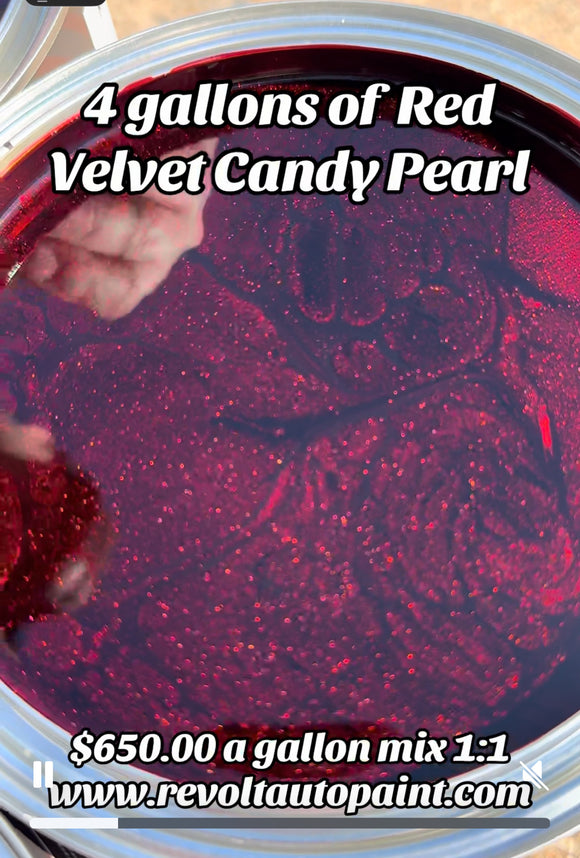 RED VELVET CANDY PEARL REVOLUTIONARY COLORS
