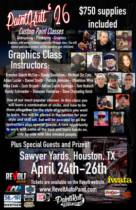 Graphics Class All Levels of skills, beginner to advanced! $750.00 April 24-26th PaintKult 2026