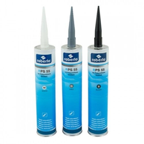 Roberlo Seam Sealer RPS 55, White, Gray & Black Cartridge