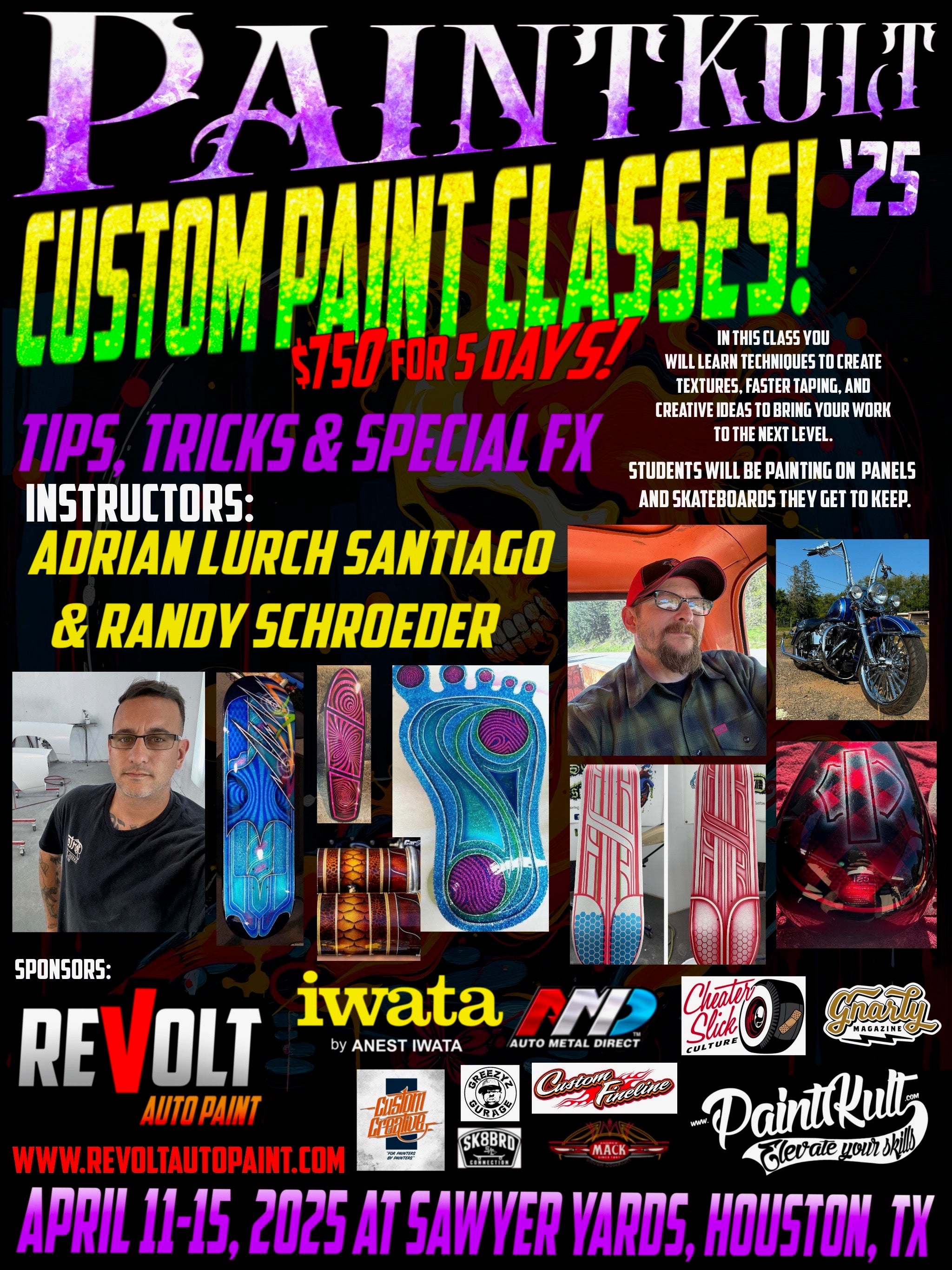 Tips, Tricks and Special FX with Adrian “Lurch” Santiago & Randy Schroeder $750.00