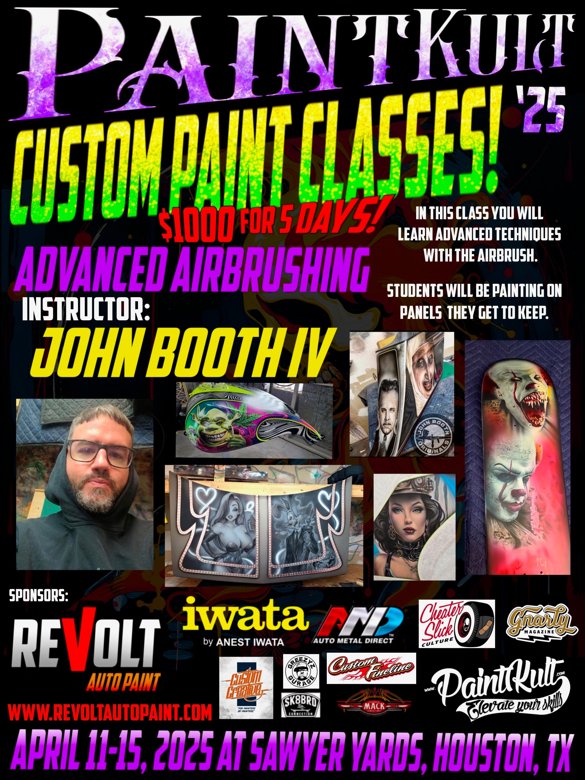 Advanced Airbrushing with John Booth IV $1000.00