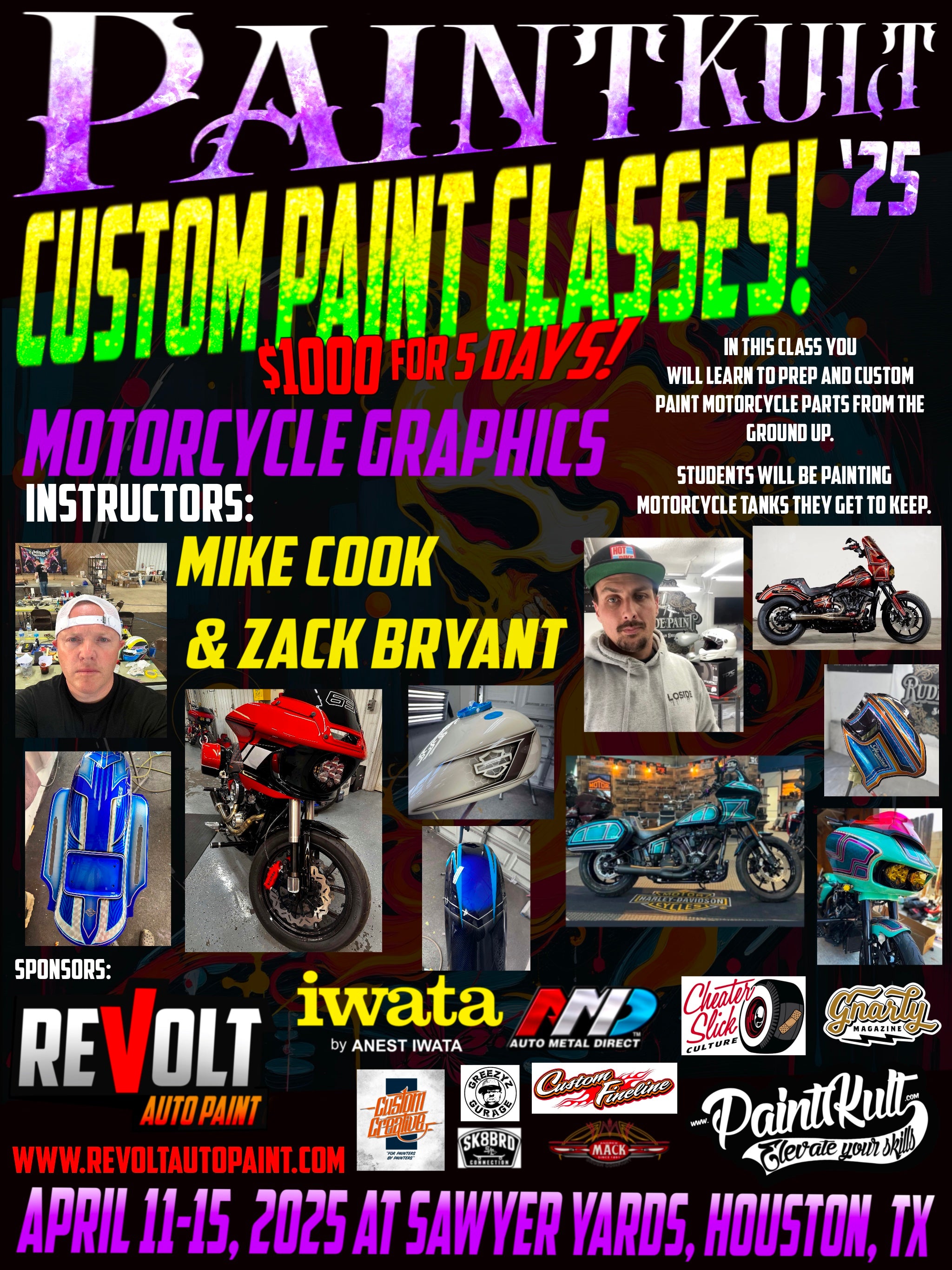 Mike Cook & Zack Bryant Motorcycle Graphics $1000.00