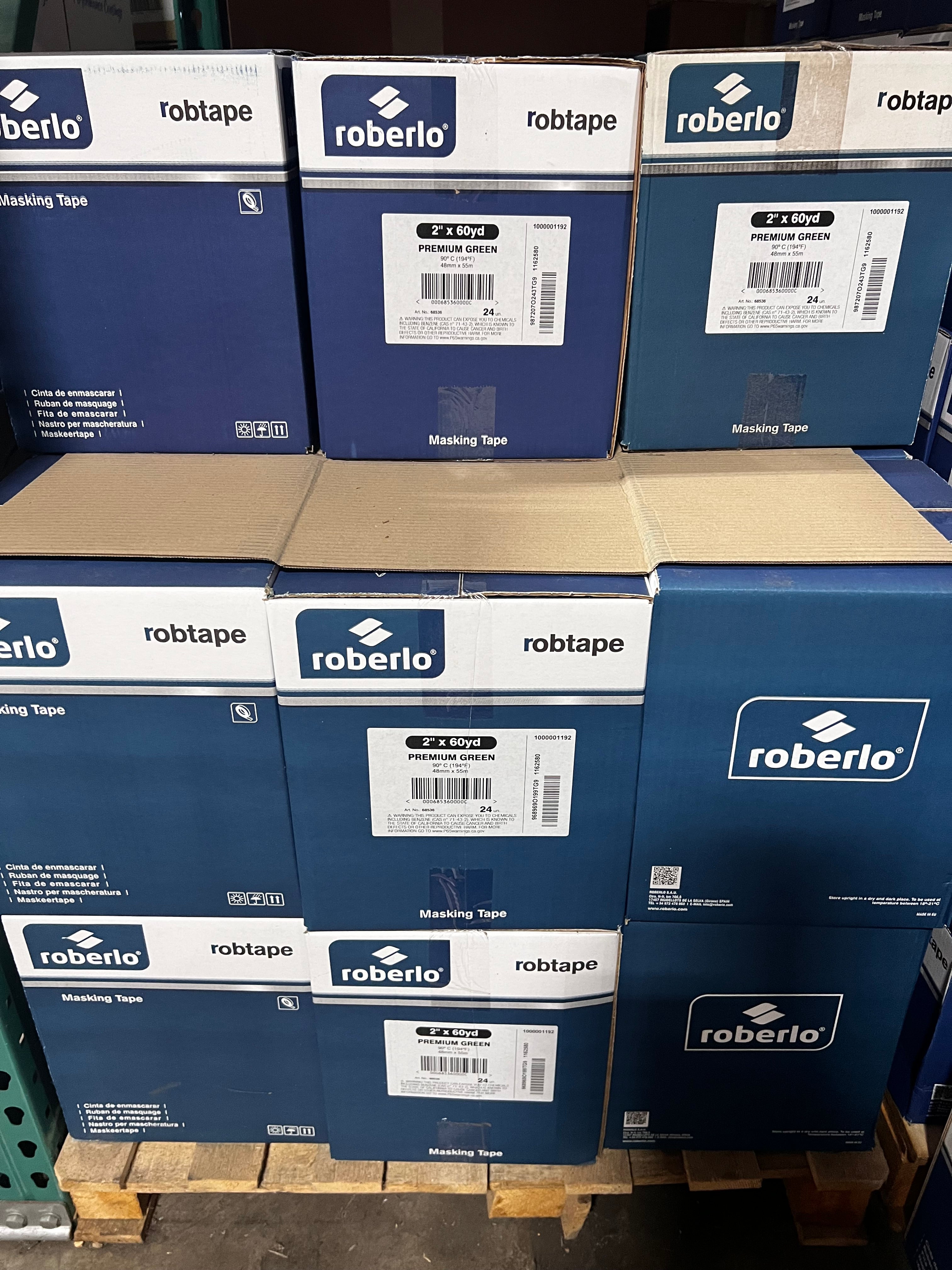 Roberlo Rfx Roberlo High Performance Masking Tape 3/4- 1/1'2/ 2