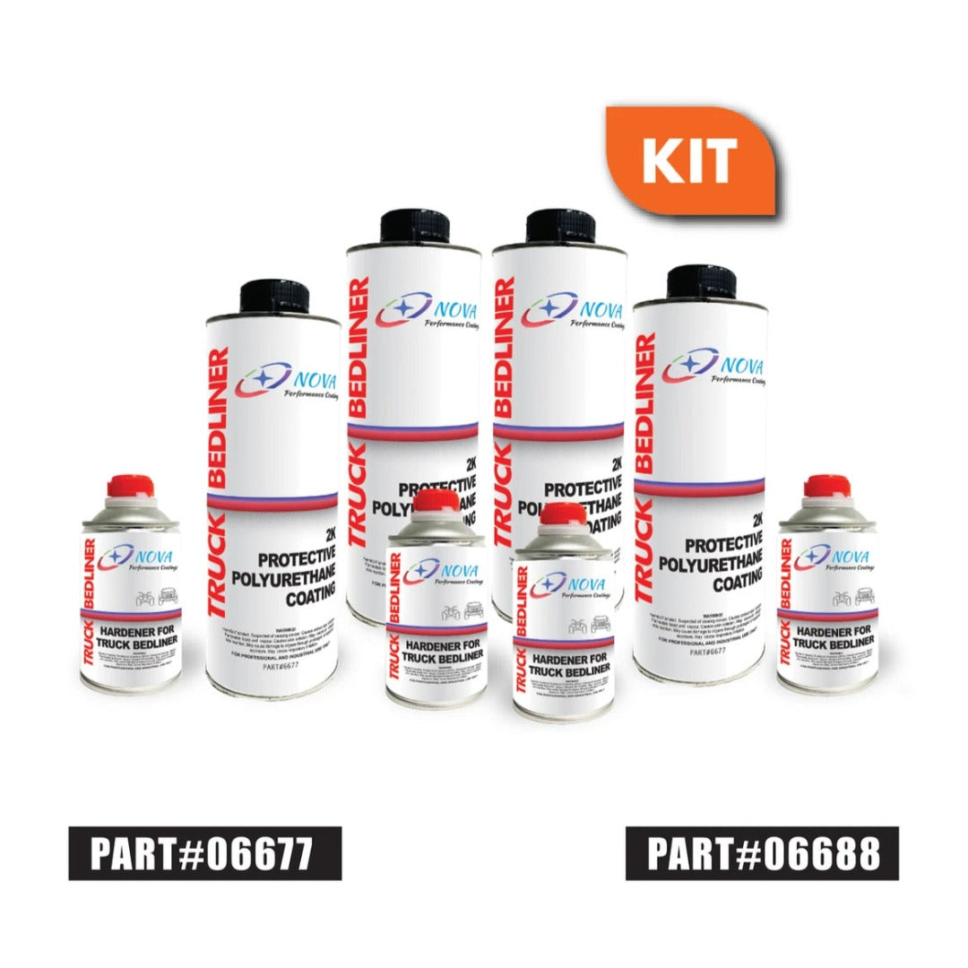 BEDLINER 2K PROTECTIVE POLYURETHANE COATING 5L (Black & Tintable)