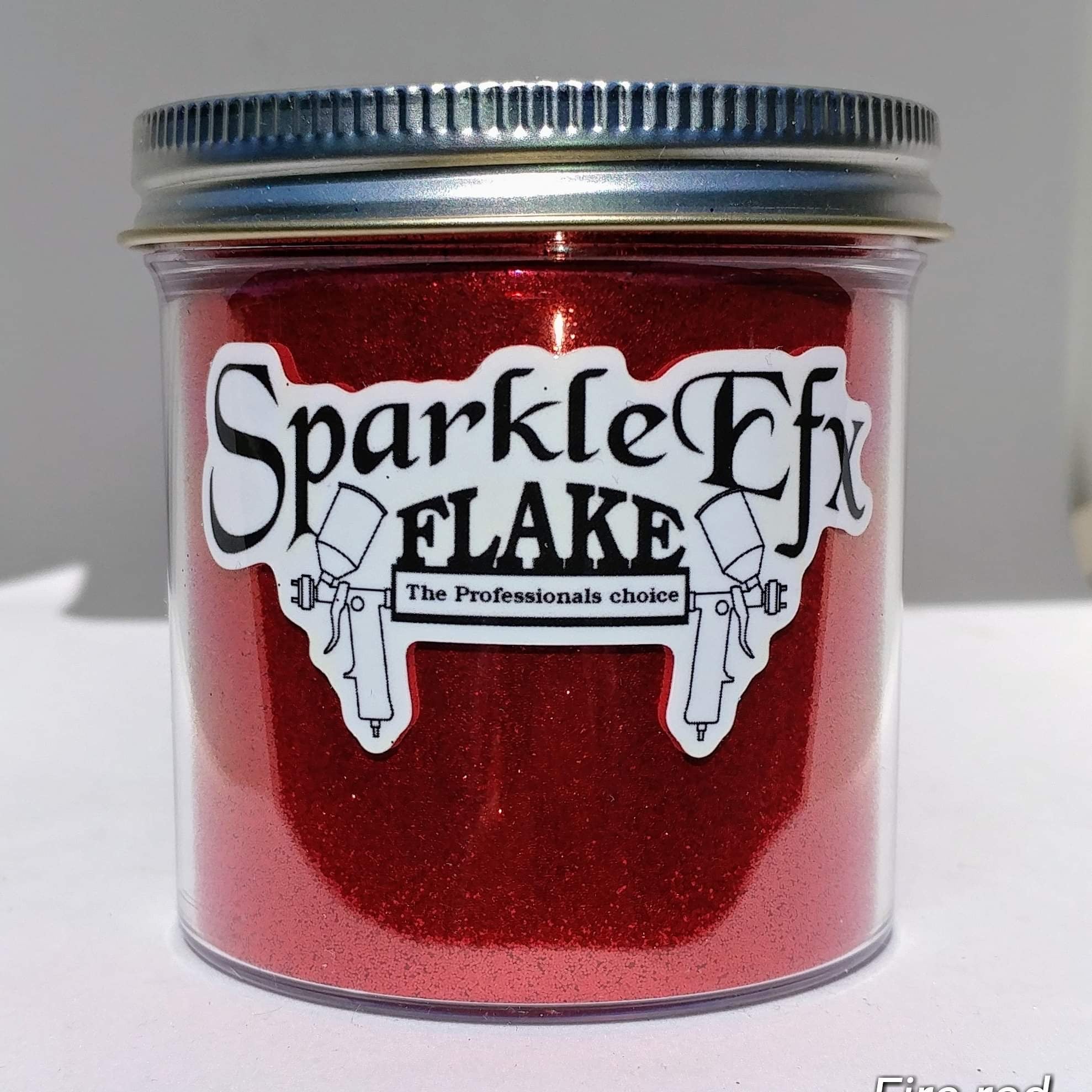 SPARKLE EFX METALFLAKE 6OZ .08 FIRE RED