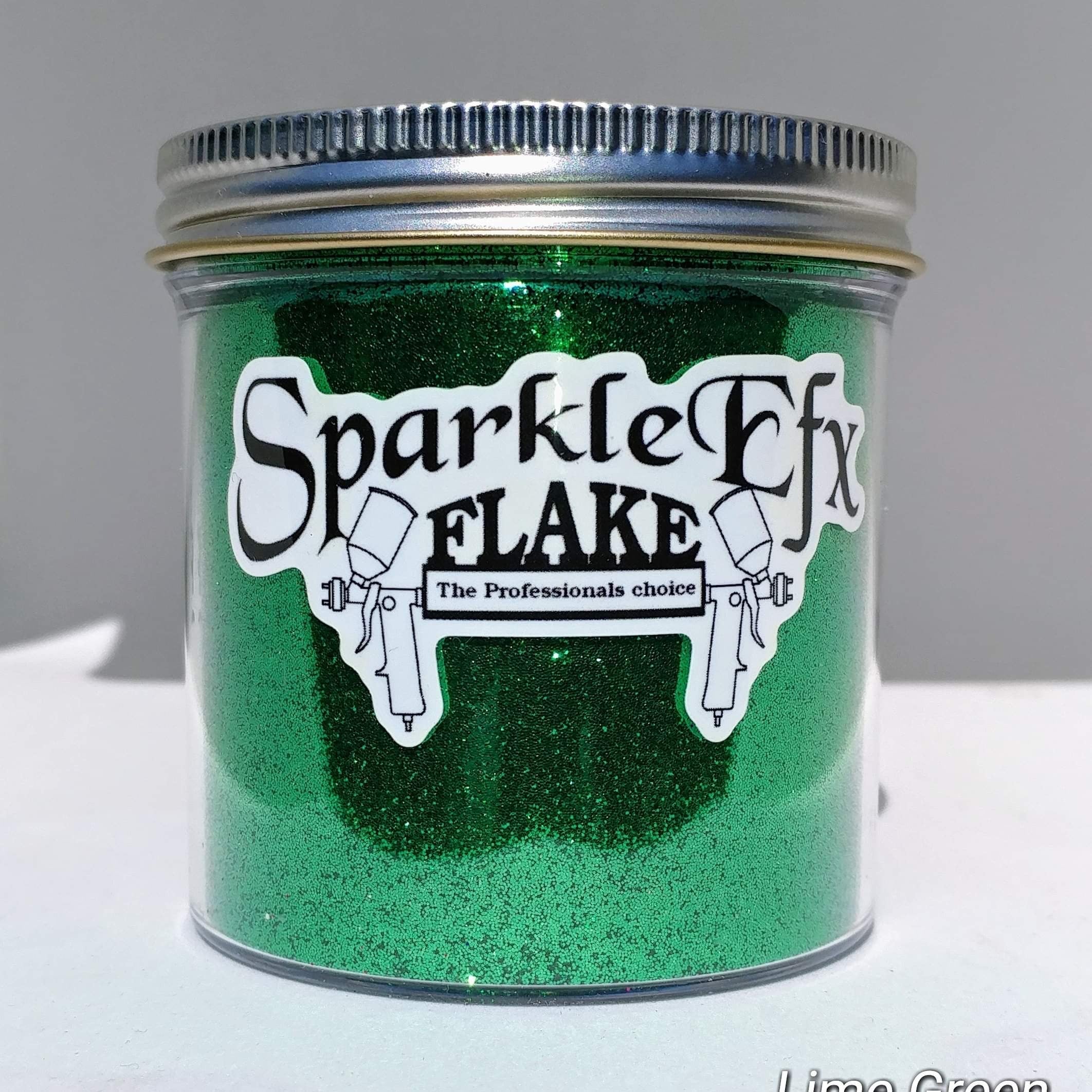 SPARKLE EFX METALFLAKE 6OZ .08 LIME GREEN