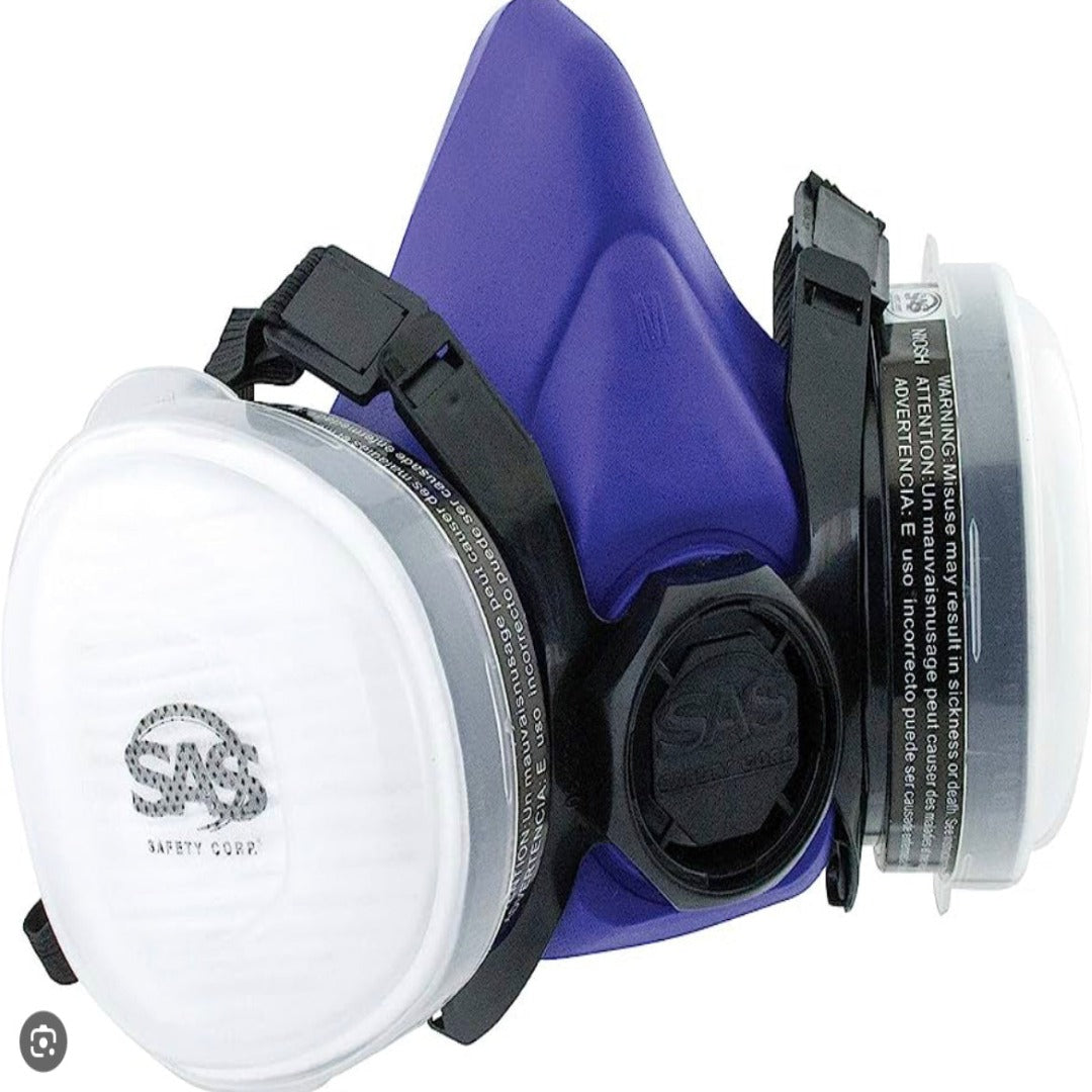 SAS Safety 8661-92 (M) & 93 (L) Bandit Half Mask Respirator
