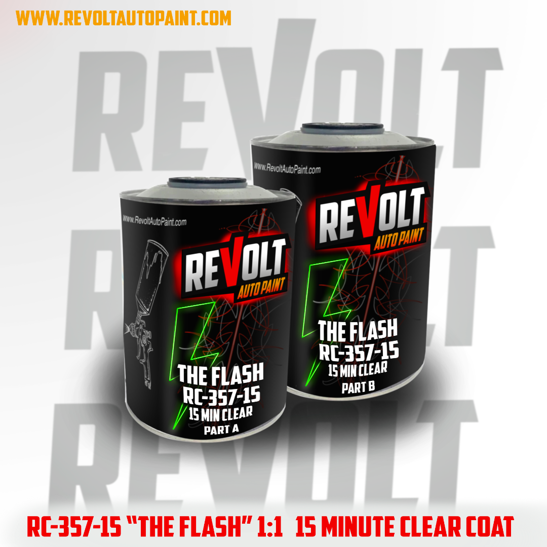 RC-357-15 THE FLASH 15 Minute Cured clear MIX 1:1