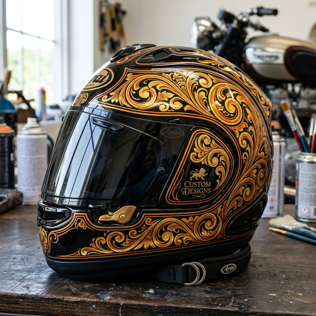 Custom Painted Helmet