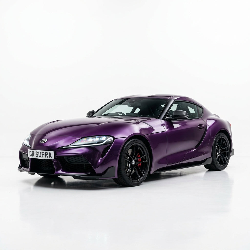 Purple Toyota Supra
